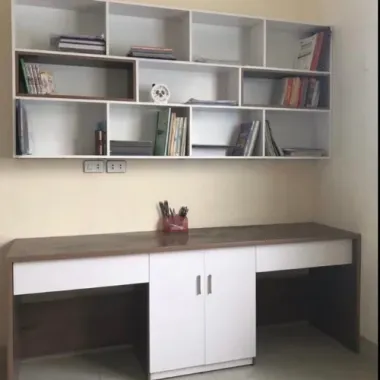 Bàn học nhựa Ecoplast đôi cho 2 - bàn học thông minh chống gù