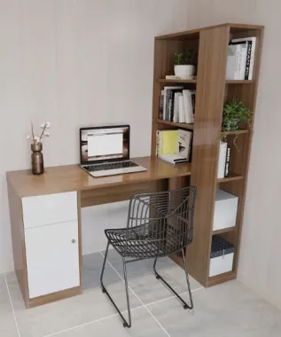 Bàn làm việc nhựa Ecoplast-Bàn làm việc chữ L