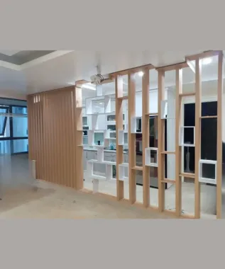 Vách ngăn nhựa Composite giả gỗ