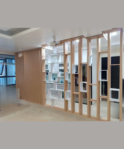 Vách ngăn nhựa Composite giả gỗ